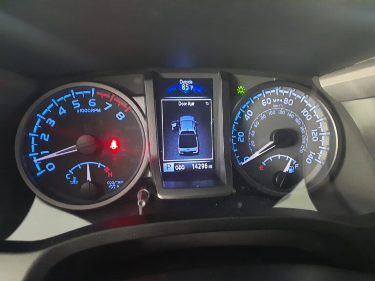 Using the Toyota Tacoma’s Multi-Information Display