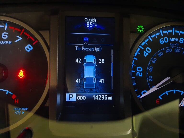 Does the Toyota Tacoma Have a Tire Pressure Display?