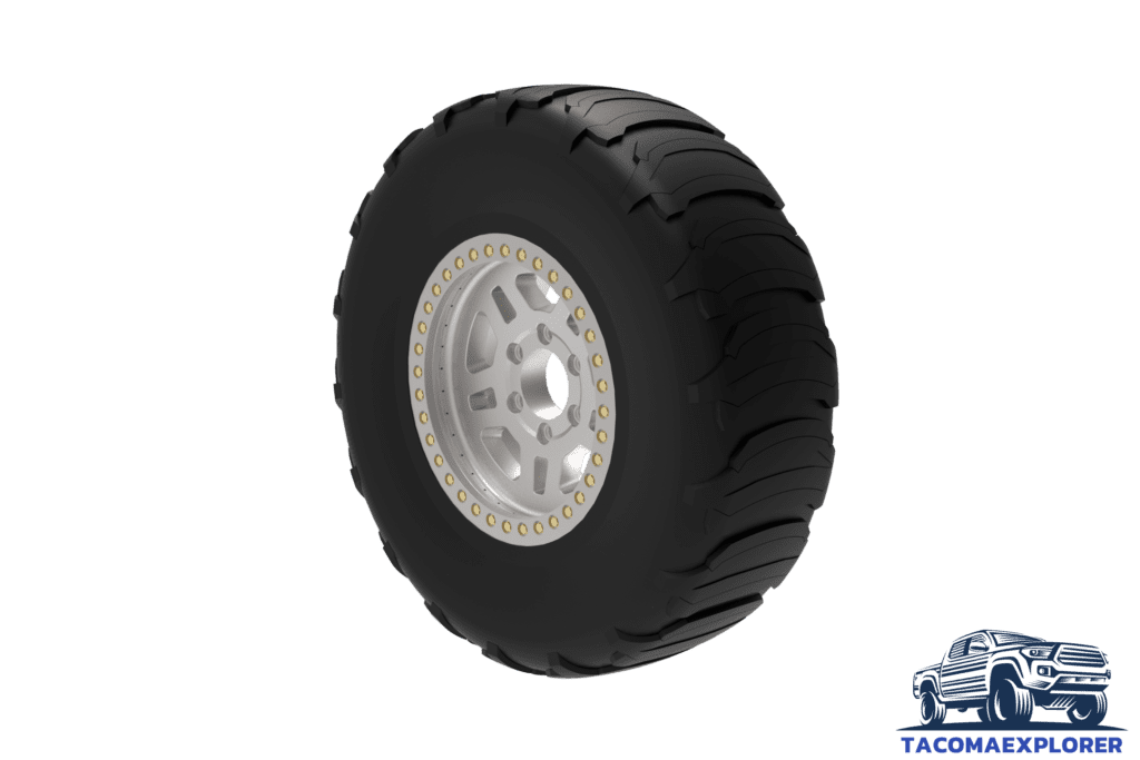 beadlock wheels 3d model assembled view