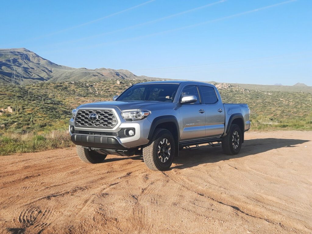 toyota tacoma trd off road in sand