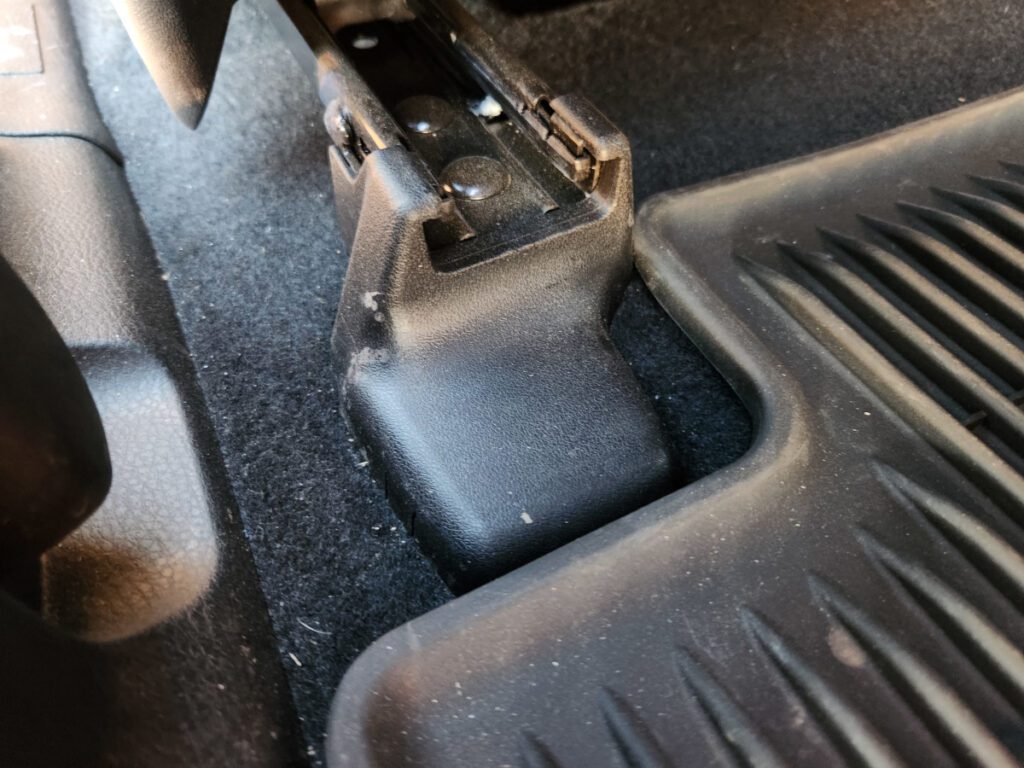 rear seat bolt cover