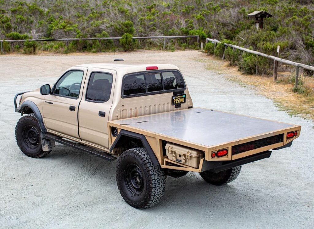 body-colored matched flatbed tacoma